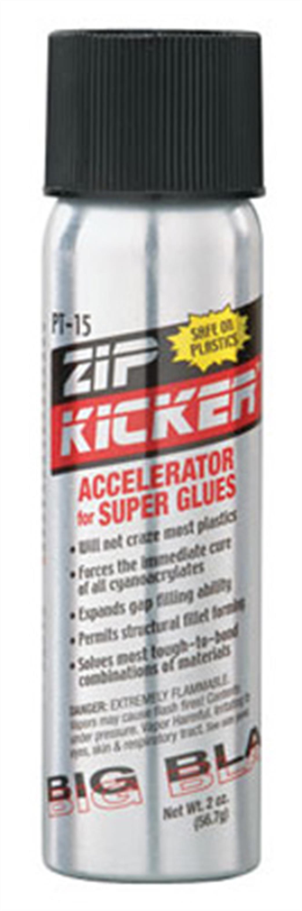 Pacer PT15 Zap Zip Kicker Accelerator for Super Glues 2oz Aerosol