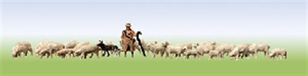 Faller 155510 Shepherd and Flock of Sheep N