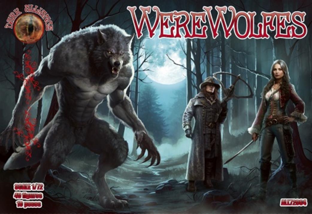 Dark Alliance 1/72 72064 Werewolfs 48 Figure Set