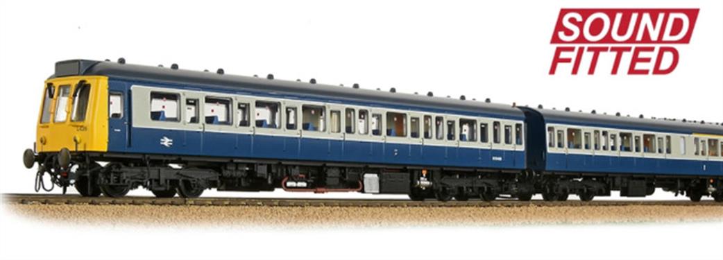 Bachmann 35-501SF Class 117 3-Car DMU BR Blue & Grey DCC and Sound OO