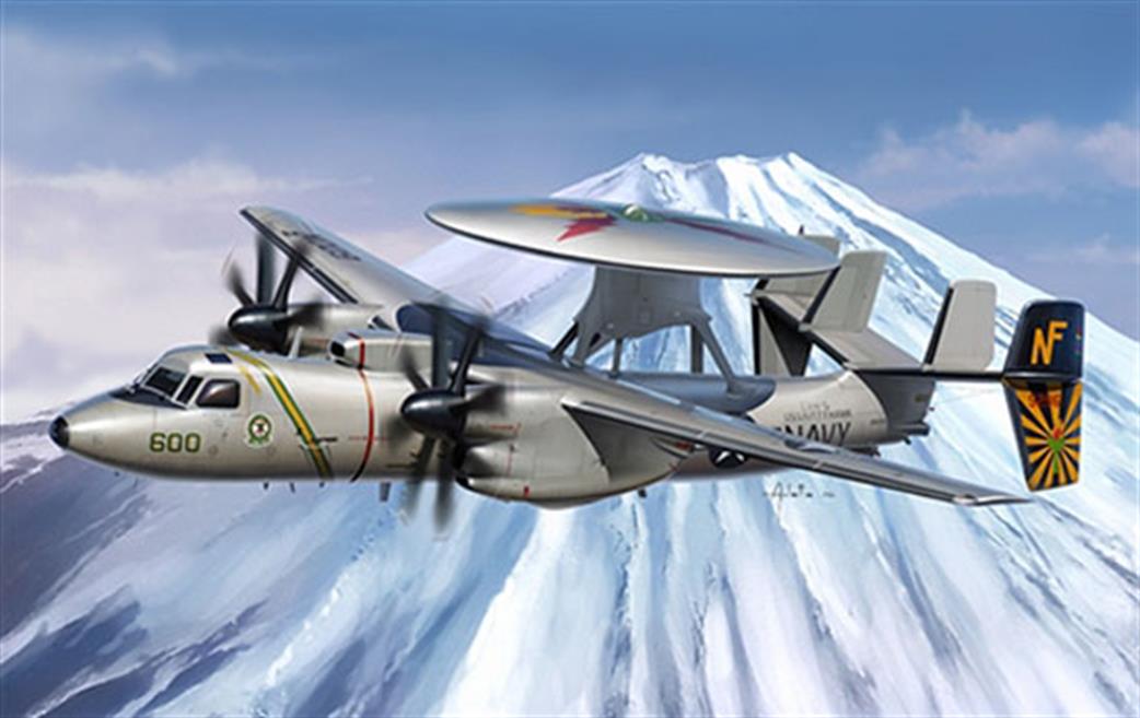 Italeri 1/48 2687 USN E2-C Hawkeye AEW Early Warning Aircraft Kit