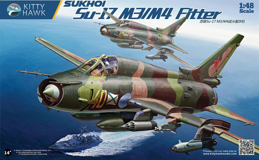 Kitty Hawk 1/48 KH80144 SU-22 Su-17m3/m4 Fitter KIt