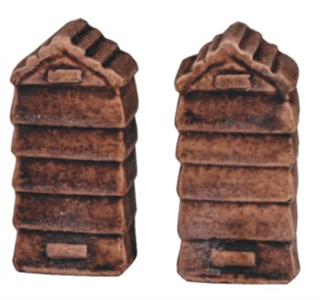 Harburn Hamlet OO CG226 Classic Beehives x 2