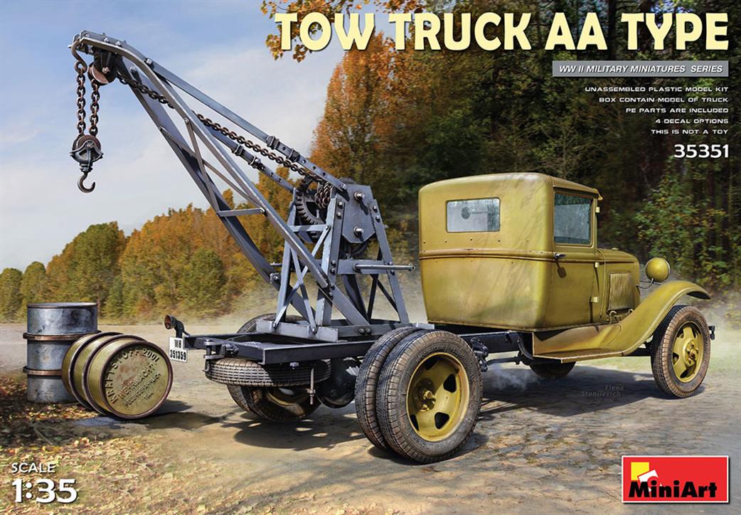 MiniArt 1/35 35351 Tow truck AA Type Plastic kit