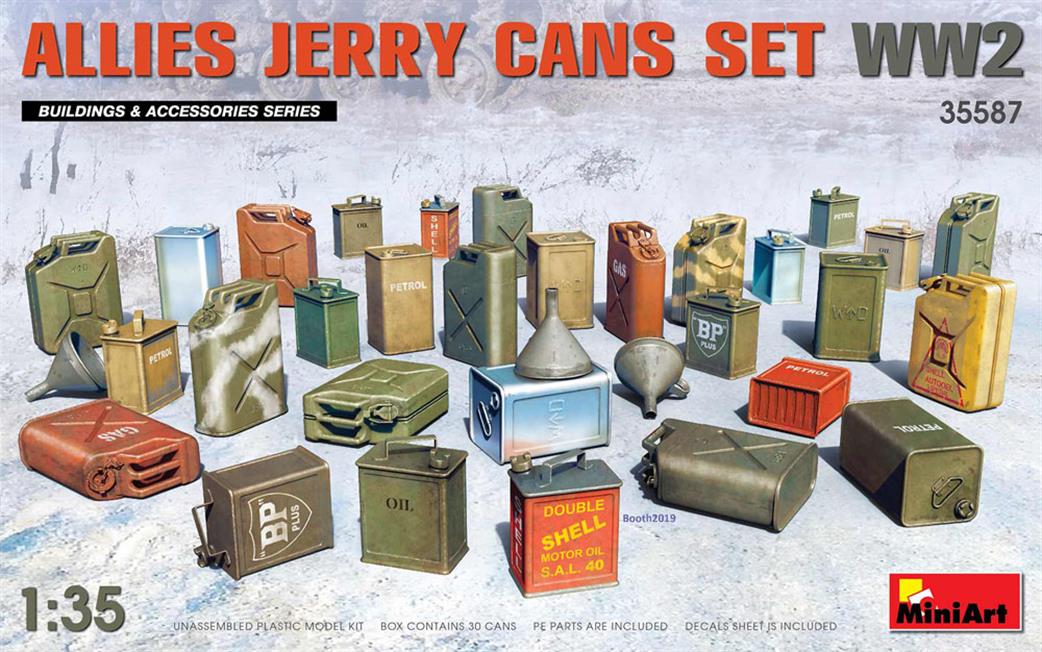 MiniArt 1/35 35587 Allies Jerry Cans Set WW2