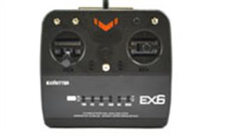 Volantex RC EXmitter 2.4Ghz 6 Channel Radio &amp; Receiver Combo Set EX6The Exmitter EX6 is the perfect entry level budget radio for all 6 channel or lower applications. Featuring a modern ergonomic lightweight design the EX6 is so comfortable you wont even notice you are holding it.