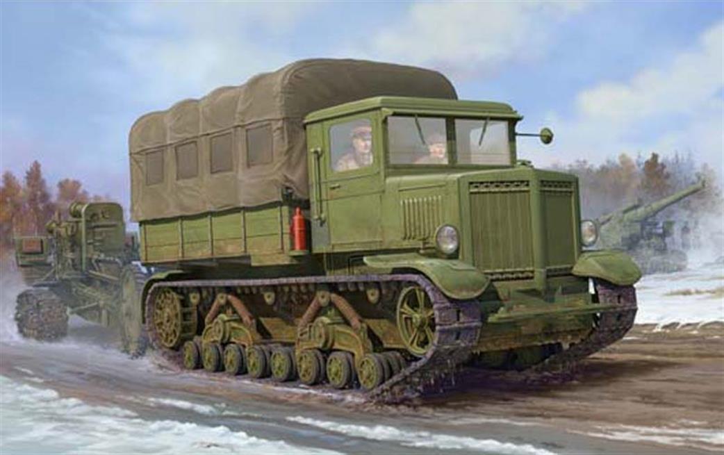 Trumpeter 1/35 01573 Voroshilovets Russian Artillery Tractor WW2 Plastic Kit
