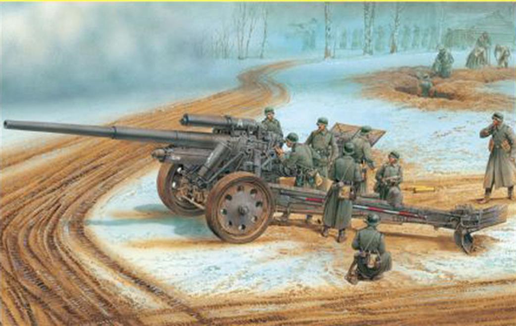 Dragon Models 1/35 6411 German WW2 10cm Kanone 18 Artillery Gun Kit