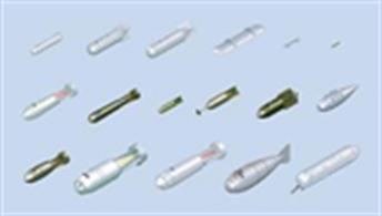 A set of 1/48th scale WW2  Weapoms for German WW2 aircraft