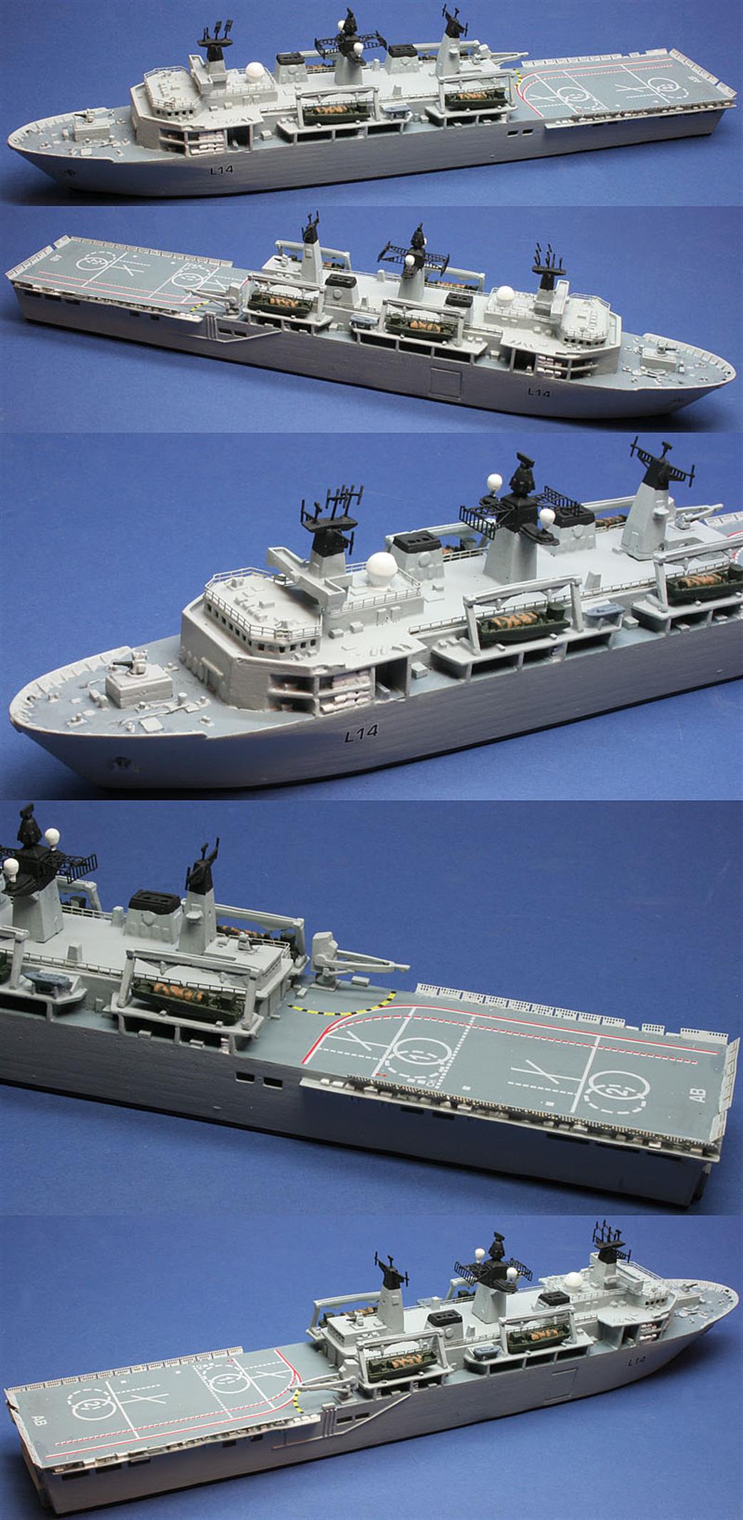 Atlantics WM 1/700 ATL4 HMS Albion RN Assault Ship Readymade Model