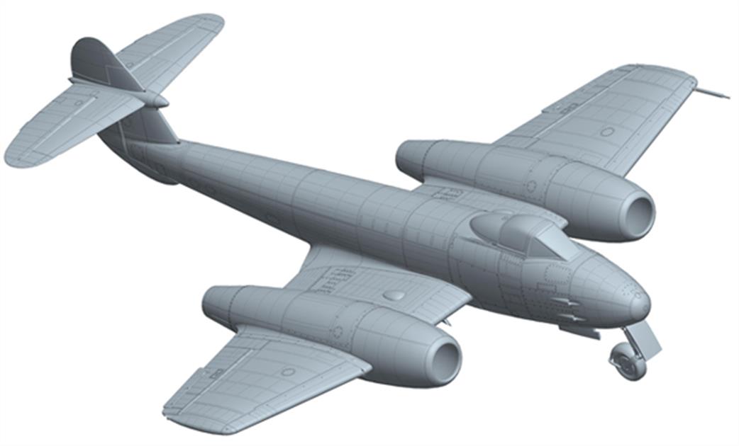 Hong Kong Models 1/32 HK01E06 Gloster Meteor Mk4 Jet Aircraft kit