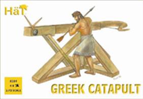 HAT 8184 1/72 Scale Greek Catapults Pack Of 4 Ready To Assemble