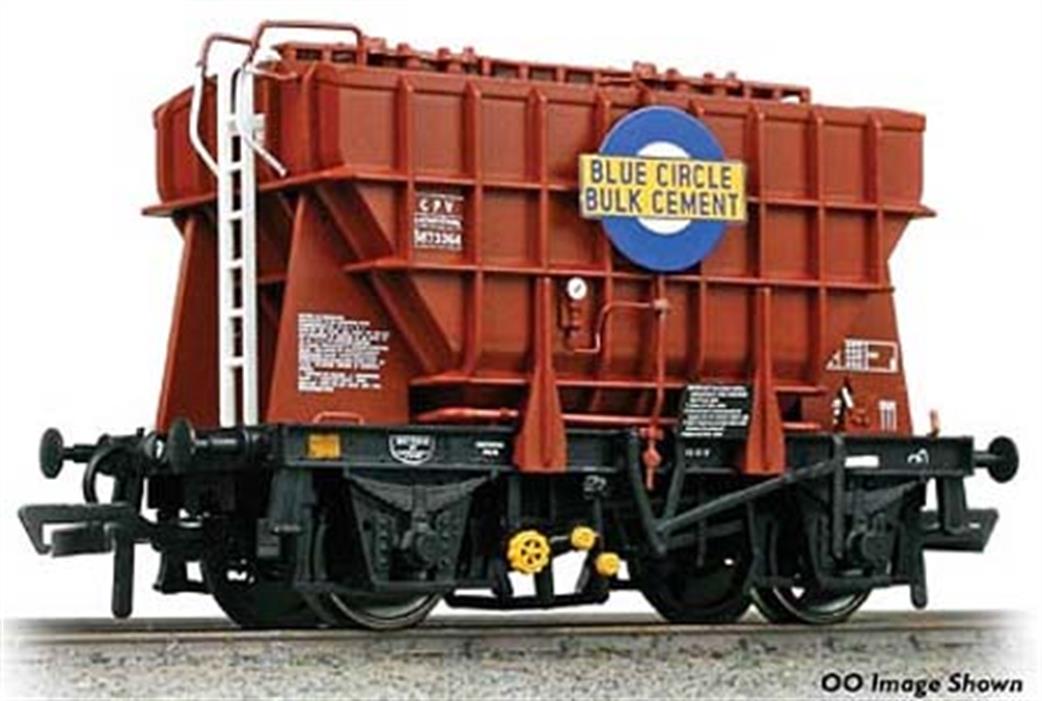 Graham Farish N 377-827A BR 22-Ton Presflo Bulk Powder Wagon Blue Circle Bulk Cement