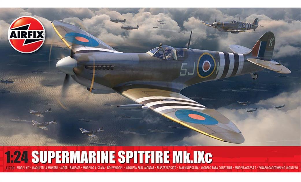 Airfix 1/24 A17001 Supermarine Spitfire Mk.IXc Fighter Kit