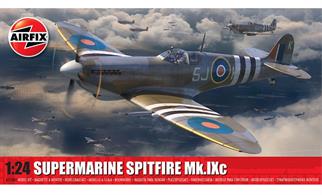 Airfix A17001 Supermarine Spitfire Mk.IXc FighterElegant and graceful to look at, the Spitfire's appearance masked the fact that this was a deadly fighting aeroplane and one which was adaptable enough to undergo almost constant development throughout the wartime years.