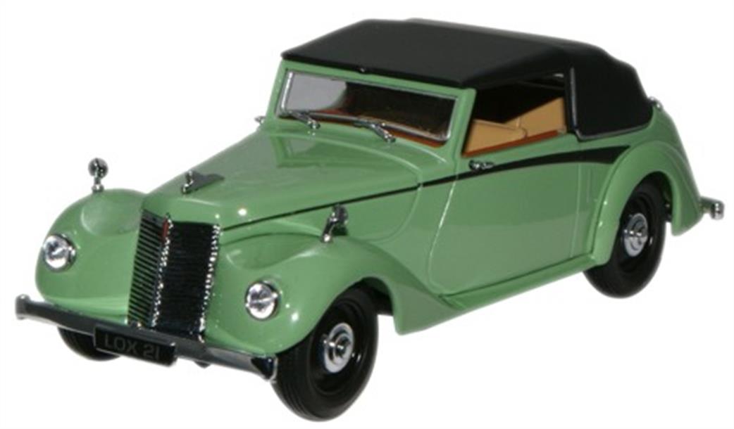 Oxford Diecast ASH002 Armstrong Siddeley Hurricane Green 1/43
