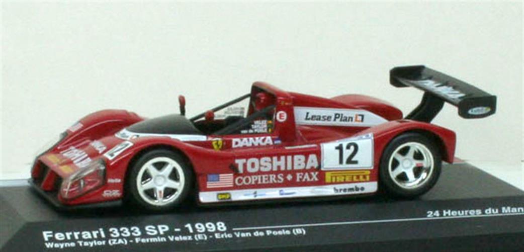 Altaya MAGAX34 Ferrari 333 SP LM98 Le Mans Race Car Model 1/43