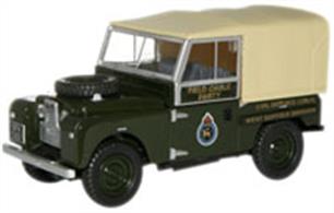Oxford Diecast 1/76 Land Rover 88" Hard Top Civil Defence Corps 76LAN188008