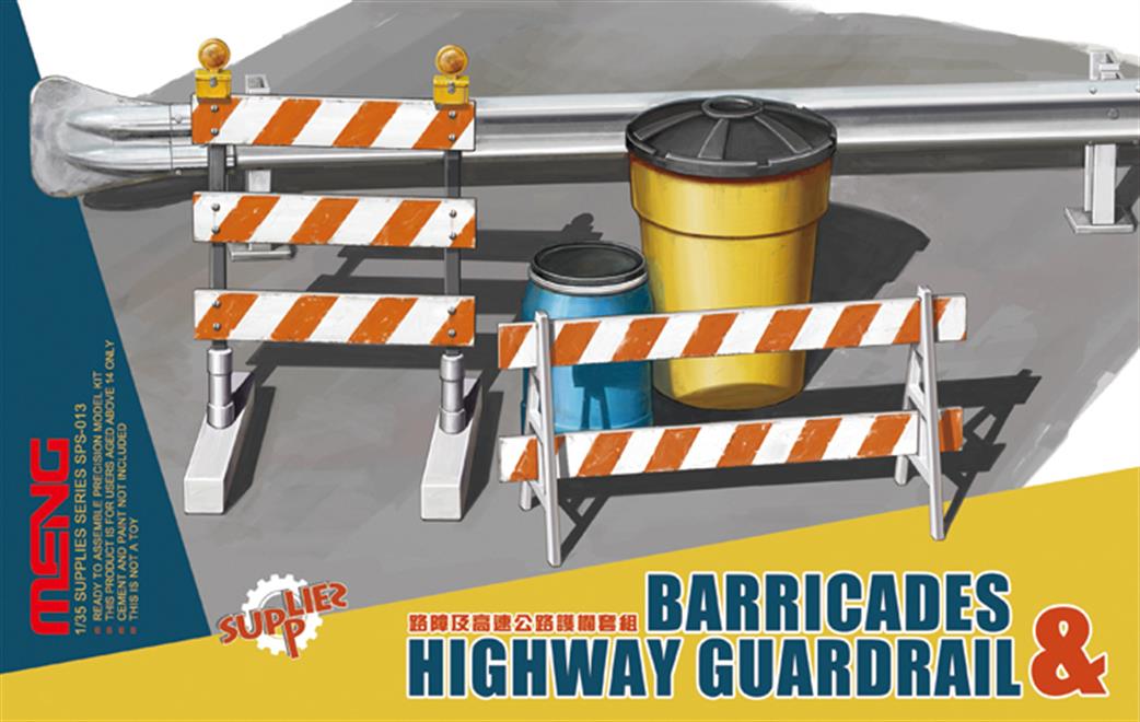 Meng 1/35 SPS-013 Barriers and Highway Guard Set