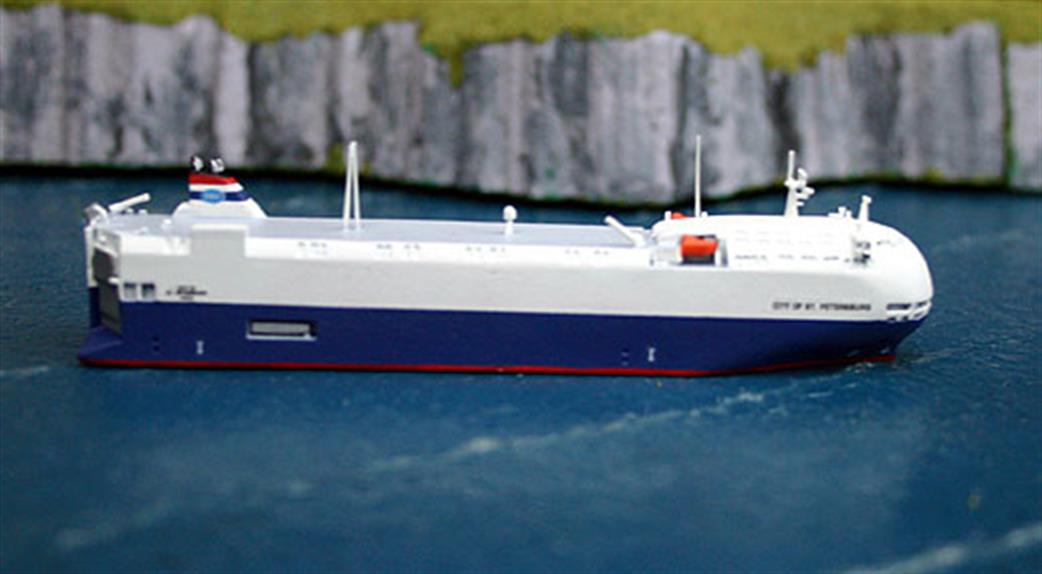 HB Models 1/1250 HB C-51SP City of St. Petersburg, streamlined car transporter, 2010