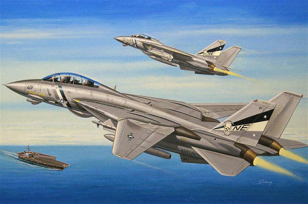 Hobbyboss 1/72 80278 F14D Super Tomcat Modern USN Fighter Plastic Kit