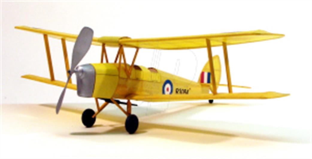 Dumas   208 Tiger Moth Rubber Powered Balsa Aircraft Kit