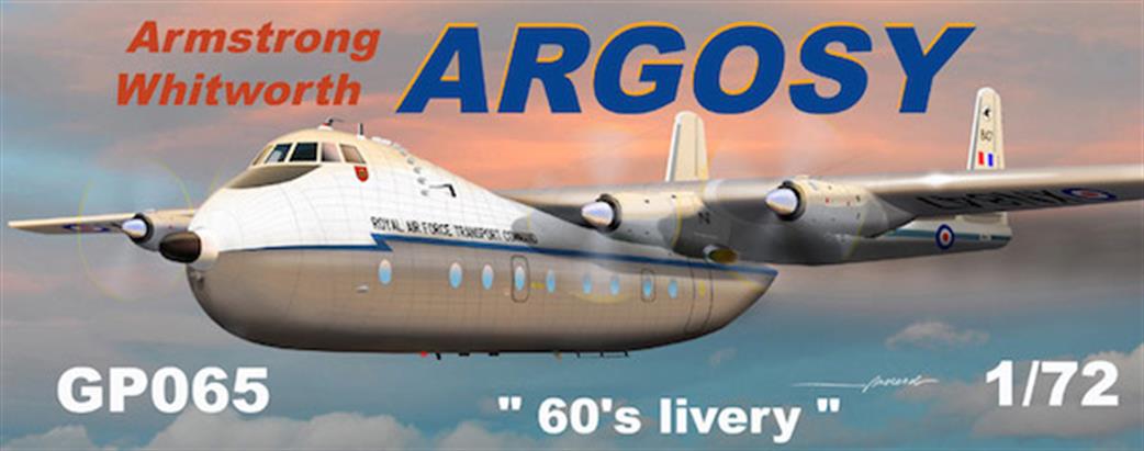 Mach 2 GP065 Armstrong Whitworth Argosy RAF Transport Command 1/72