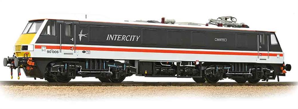 Bachmann OO 32-610 BR InterCity 90005 Financial Times Class 90 Bo-Bo Electric Locomotive Intercity Livery