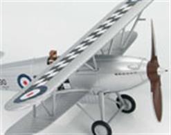 Hobby Master 1/48 Hawker Fury I Sqn Leader R H Hamner, 43 Sqn RAF 1932 K1930 HA8001A really nicely finished authentic scale die-cast model of the Hawker Fury I. With a wingspan of 190mm (7 1/2") it's a good size! .