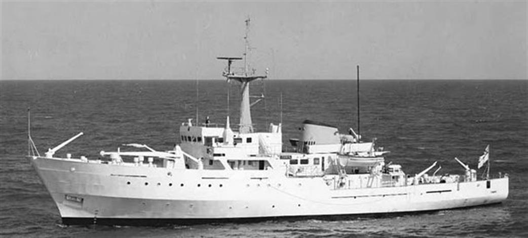 Albatros Alk78 HMS Bulldog, RN Hydrographic Survey Ship, 1968-2001 1/1250
