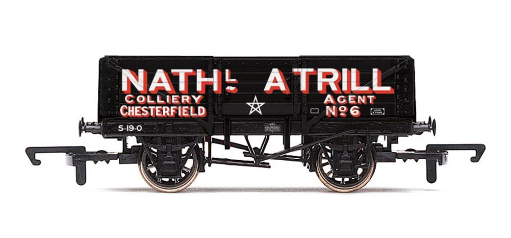 Hornby OO R6653 Nathanial Atril, Chesterfield 5 Plank Open Coal Wagon