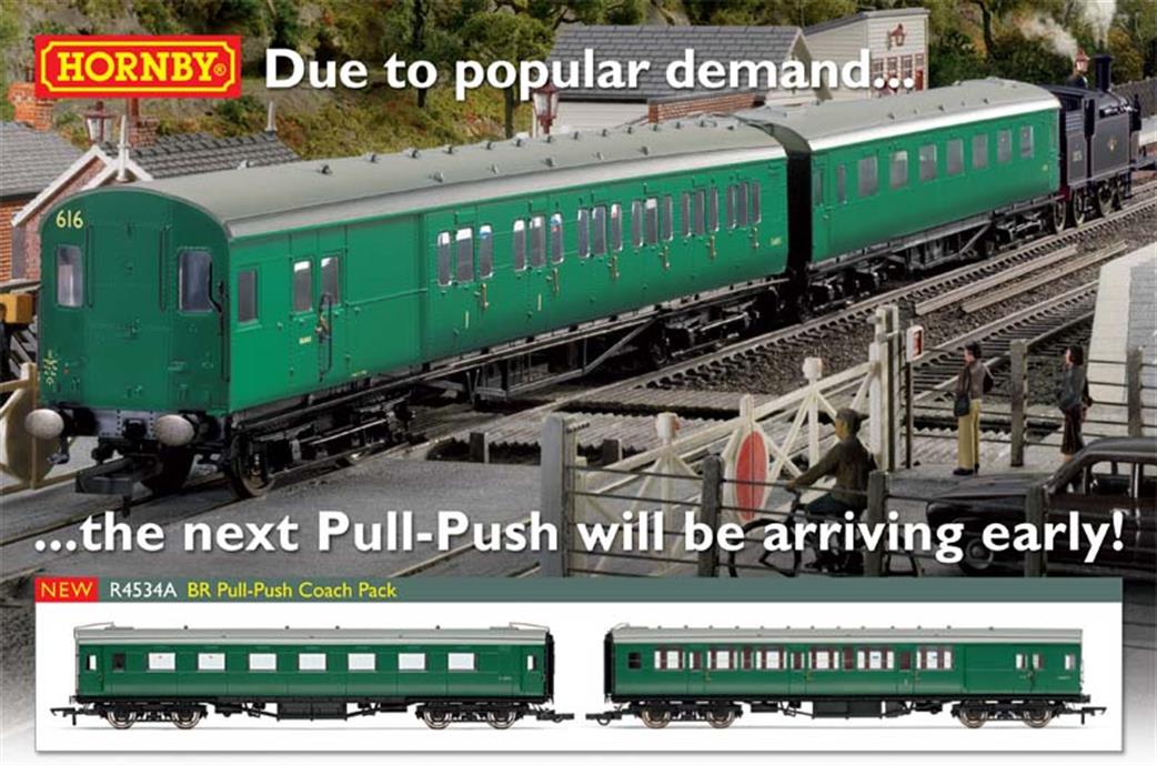 Hornby OO R4534A BR(S) Maunsell Push-Pull 2 Car Set 616