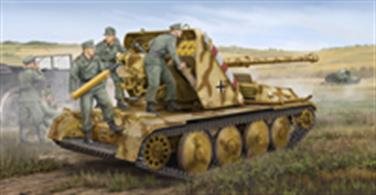 Trumpeter 05550 1/35 Scale German 808cm PAK 43 Waffentrager - WW2Dimensions - Length 214mm Width 70mmThe kit contains over 690 parts including photo etched items, copper cable, metal gun barrel and individual track links. Full instructions including a full colour painting guide and a set of decals are supplied with the kit.Glue and paints are required 