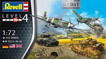 Revell 03352 D-Day 75th Anniversary Gift Set75 years ago thousands of allied soldiers landed on the beaches of Normandy to free Europe from the Nazis.