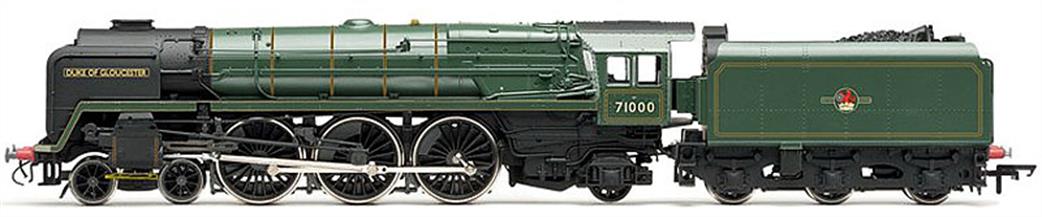 Hornby OO R3168UB Unboxed BR 71000 Duke of Gloucester Standard Class 8 4-6-2 Pacific BR Green Late Crest Railroad Range