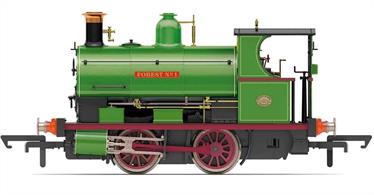 A highly detailed and smooth running model of the Peckett class W4 0-4-0 saddle tank industrial shunting engine.Model finished in Peckett light green as Charity Colliery locomotive FOREST No1