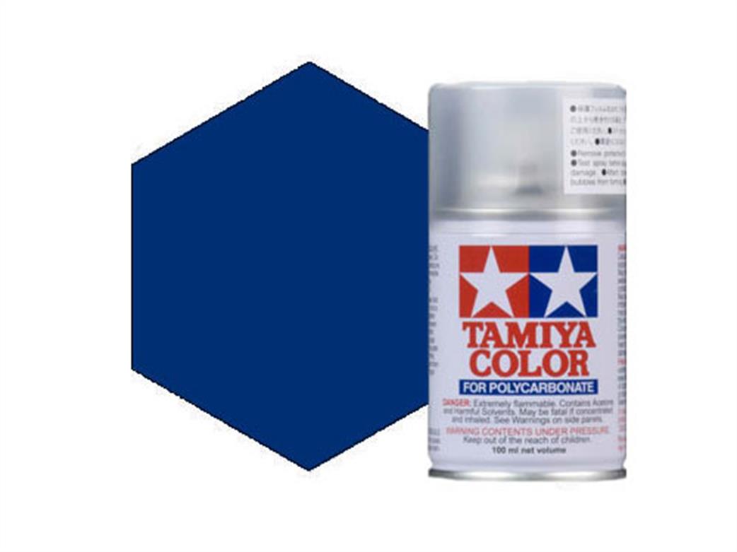 Tamiya  PS-59 PS59 Dark Metallic Blue Polycarbonate Spray Paint 100ml