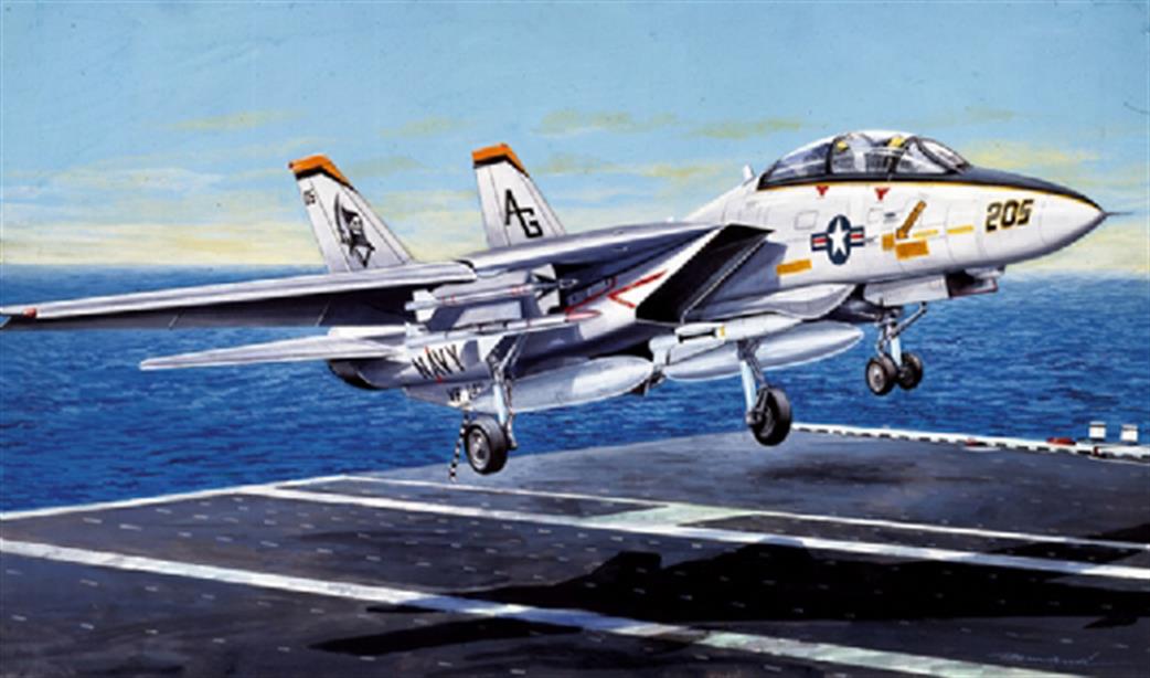 Italeri 1/72 1156 USN F-14 Tomcat Super Fighter Jet Kit