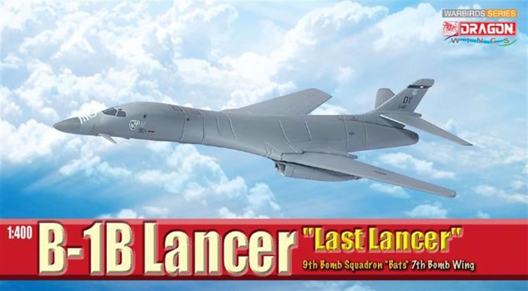Dragon Wings 1/400 56264 B-1B Lancer Last Lancer 9th Bomb Squadron Bats Bomb Wing