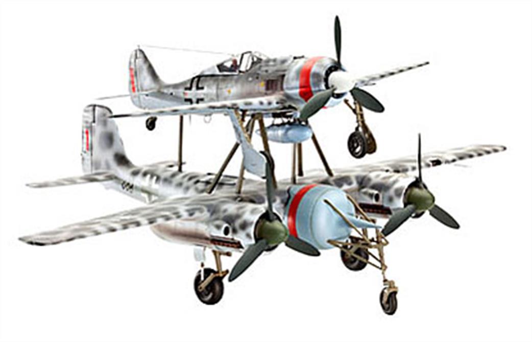 Revell 1/48 04824 German Mistrel V Ta154 & FW190 Kit