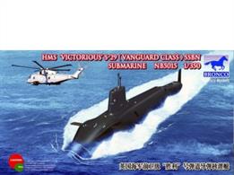 Bronco Models 1/350 HMS Victorious S-29 SSBN Submarine Kit NB5015Glue and paints are required.
