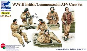 Bronco Models 35098 WW2 British &amp; Commonwealth AFV Crew Set