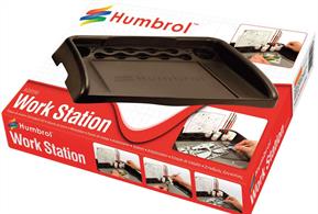 A must for every modeller. The Humbrol Workstation is manufactured from a tough and durable material that can't be melted by Humbrol Poly Cement. Suitable for use with A4 Cutting Mat AG9155