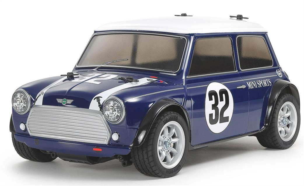Tamiya 1/10 47515 Mini M-05 with Painted Blue Body RC Car Kit