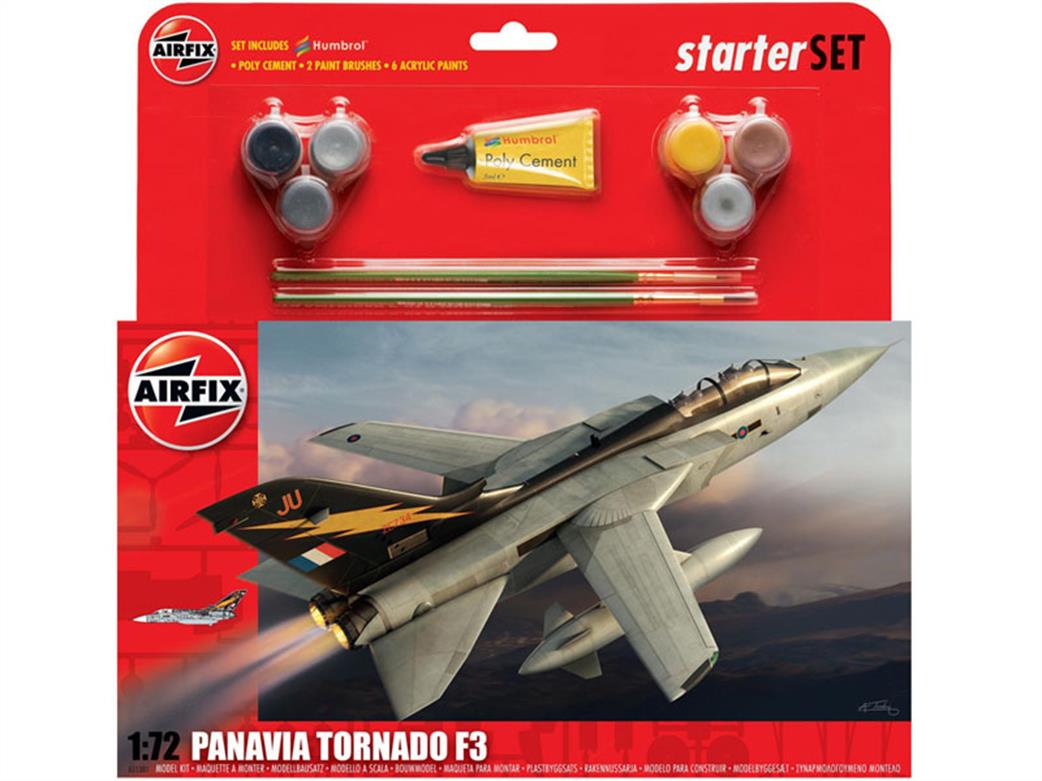 Airfix 1/72 A55301 Panavia Tornado F.3 Large Starter Gift Set