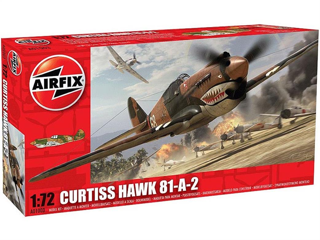 Airfix 1/72 A01003 Curtis Hawk 81-A-2 WW2 Fighter Kit