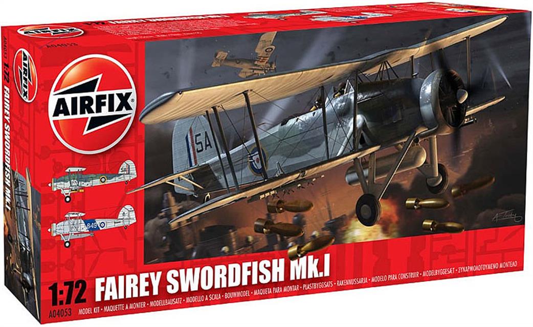 Airfix 1/72 A04053 Fairey Swordfish Aircraft Kit