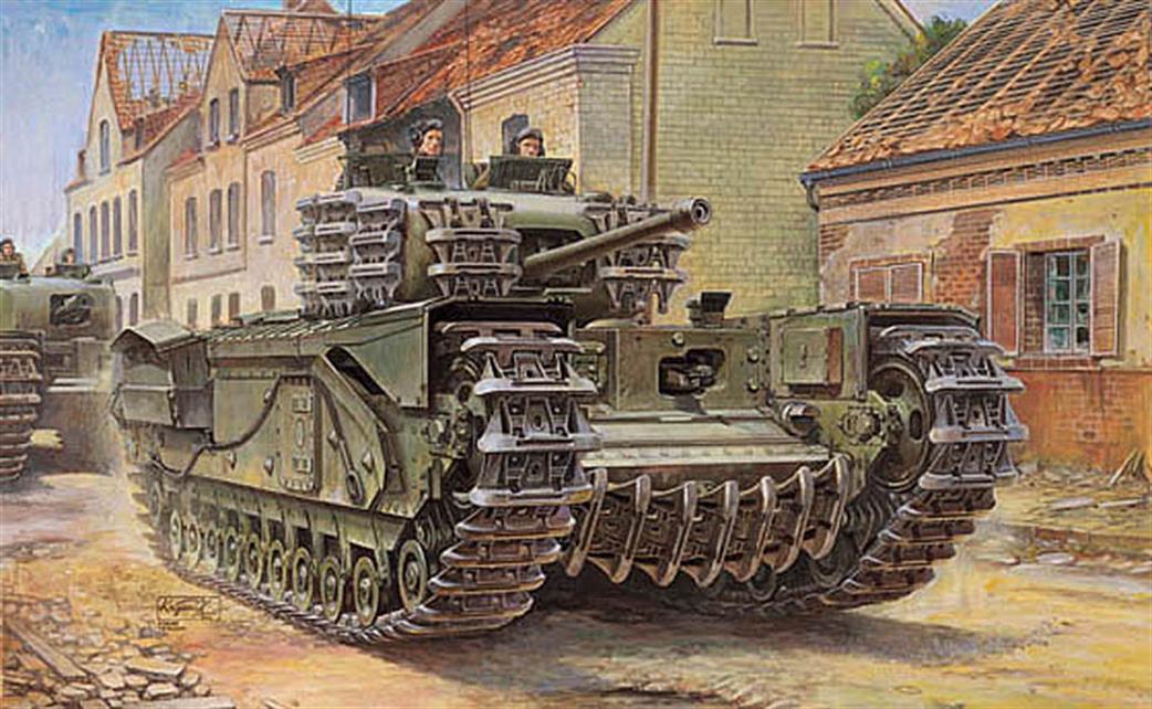 AFV Club 1/35 35154 Churchill Mk1V British WW2 Tank Plastic Kit