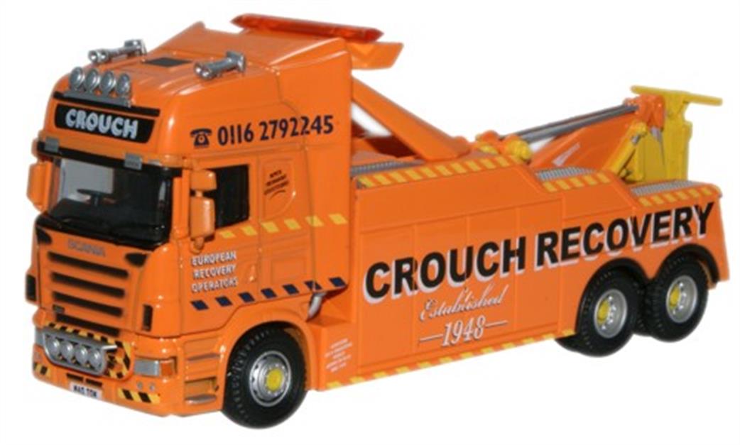 Oxford Diecast 1/76 SCA02REC Scania Topline Recovery Truck Crouch Recovery