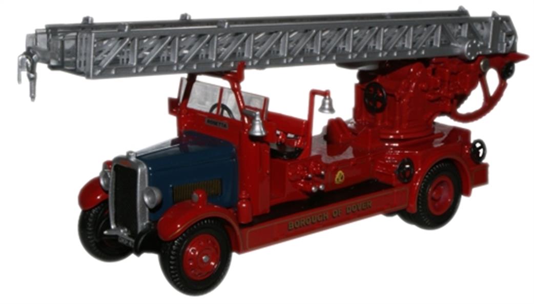 Oxford Diecast 76TLM005 Leyland TLM Fire Engine Borough of Dover 1/76